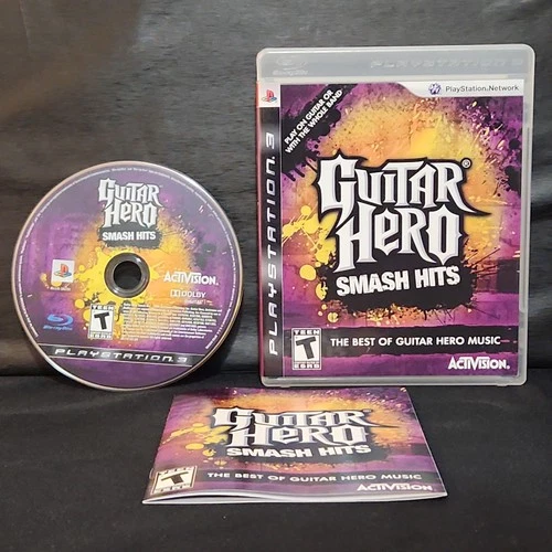 Guitar Hero Smash Hits PlayStation 3 Game CIB Complete