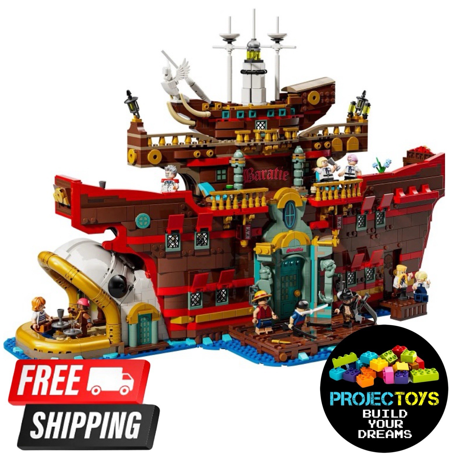 ProjecTOYS 75640 ONE PIECE The Baratie Floating Restaurant Brand New
