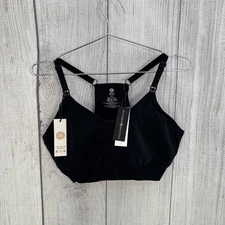 Kindred Bravely Sports Bra XL Black Sublime Hands-Free Pumping Nursing Busty