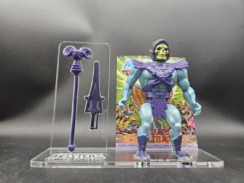 MOTU Vintage Skeletor Mini-Comic Acrylic Display stand **No Figure Included**