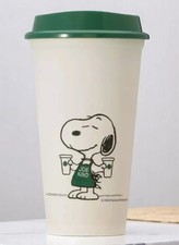 STARBUCKS JAPAN × PEANUTS 2025 JOE KIND SNOOPY Reusable Cup White 473ml