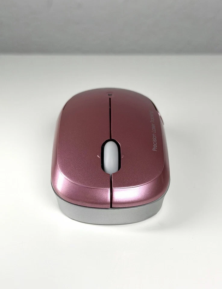 Lote 10 Auténticos Ratones HP Inalámbricos Láser Precisión Rosa con Receptor USB Caja Abierta Foto 3 de 4