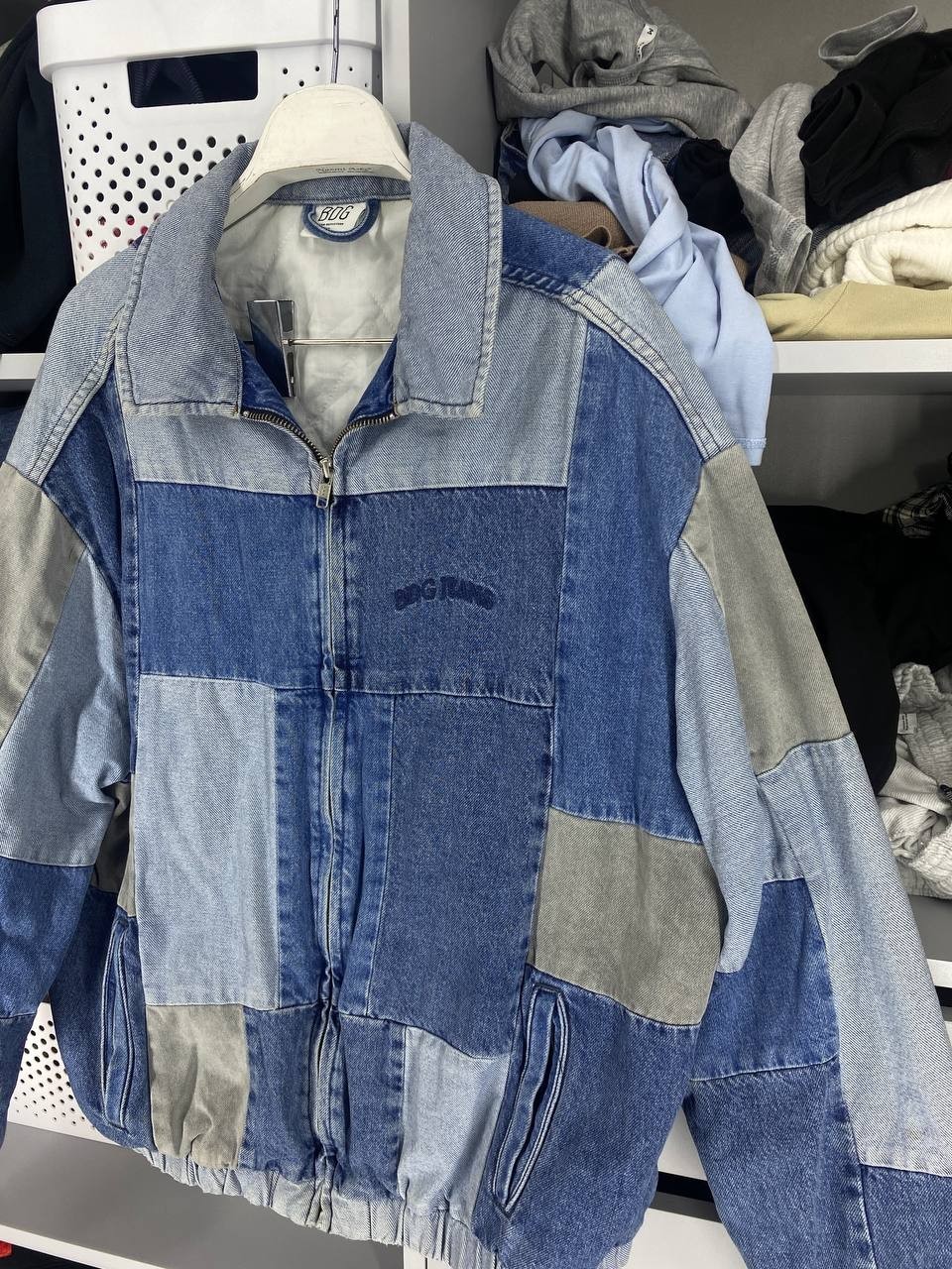 BDG Oversized Patchwork Bomber Jacket M size - image 5