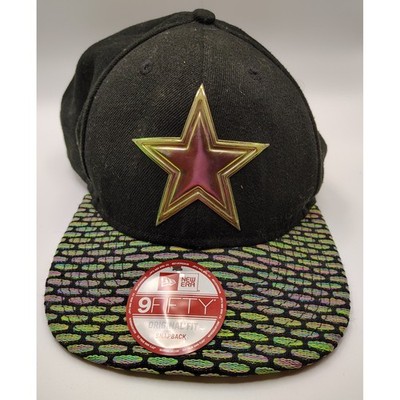 Dallas Cowboys New Era 9Fifty Original Fit Snapback Hat Black Star NFL Logo OSFM