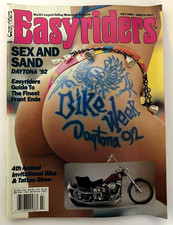 1992 July Easyriders Motorcycle Magazine David Mann Daytona Biker Tattoos