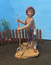 FONTANINI "JAMIE" FARMER  5 INCH NATIVITY ITALY NEW