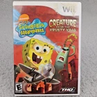 SpongeBob SquarePants Creature from the Krusty Krab Nintendo Wii, 2006 W/Manual
