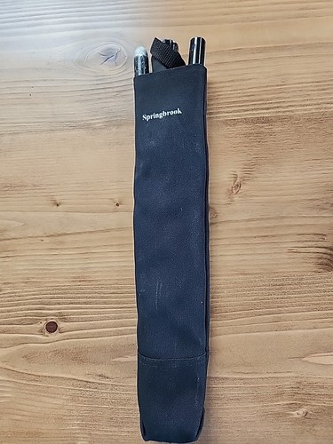 Springbrook fly fishing folding wading staff in holster - needs elastic replaced - Picture 2 of 4