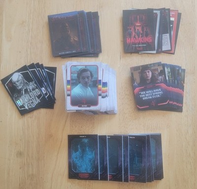2023 Stranger Things Season 4 Complete 100-Card Set W/Subsets + Wrapper..