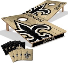 NFL 2 x 3 Wood Cornhole Game W/ Logo Bags