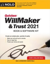 Quicken Willmaker Trust 2021: Book Software Kit
