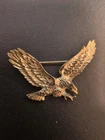 Unsigned Gold tone Eagle Brooch