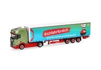 Herpa Modell 1:87 Lkw Scania CR20 HD Gardinenplanen-Sattelzug Wandt H0 318600