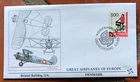 DENMARK BRISTOL BULLDOG 11A GREAT AIRPLANES OF EUROPE 1988 FLEETWOOD CACHET FDC