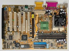 ASUS CUV4X Sockel 370 AGP retro Mainboard + Intel Pentium III 733MHz + 256MB RAM