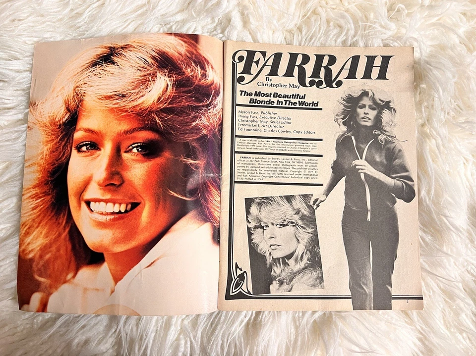 VINTAGE 1977 FARRAH FAWCETT, HER BEAUTY LOOK Foto 3 de 3