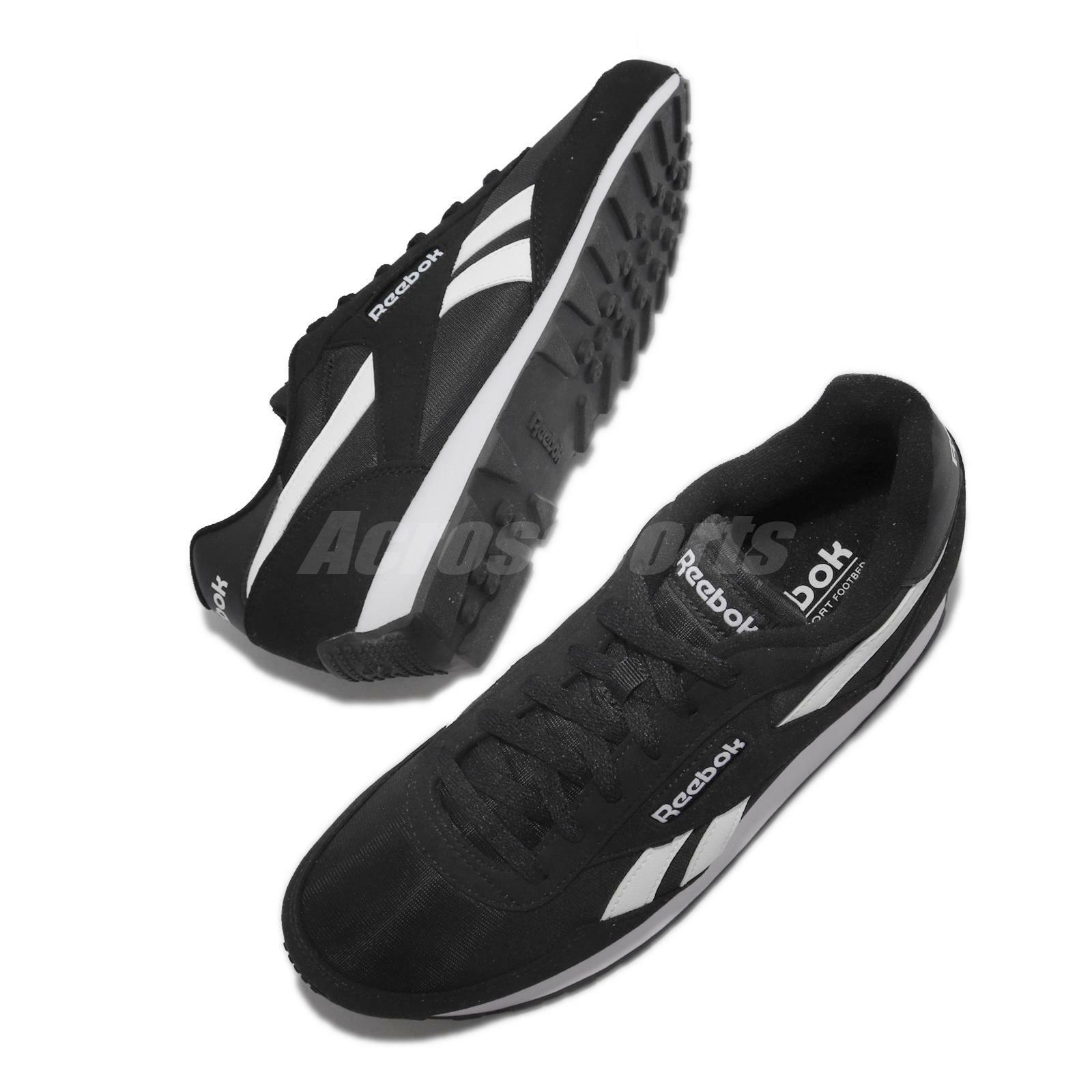 Reebok Rewind Run Black White Men Casual Lifestyle Shoes Sneakers FZ0662 |  eBay