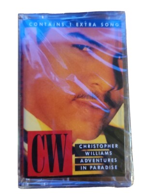 CHRISTOPHER WILLIAMS - ADVENTURES IN PARADISE - CASSETTE - VINTAGE SEALED (1989)