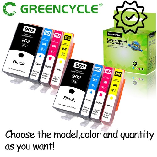 8PK 902XL Kolorowe wkłady atramentowe do HP 902 Officejet Pro 6958 6960 6968 6970 6974