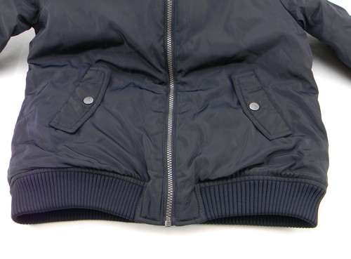 Calvin Klein Jeans Girl's Hooded Fashion Jacket Size L-14 Black/Anthracite - Picture 3 of 4