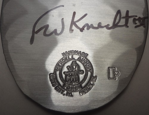 Unique WENDELL AUGUST forge NUTCRACKER ORNAMENT signed BILL KNECHT-COMPLETE -MIB - Picture 4 of 10