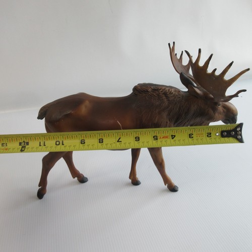 Vintage Breyer Molding Company Bull Elch Figur - einige Abriebstellen - Bild 5 von 12