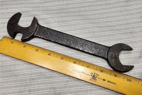Vintage Tool, Open End Wrench - BELL SYSTEM Co. (AT&T) (c. 1936-1983) ~ RARE! - Picture 9 of 15