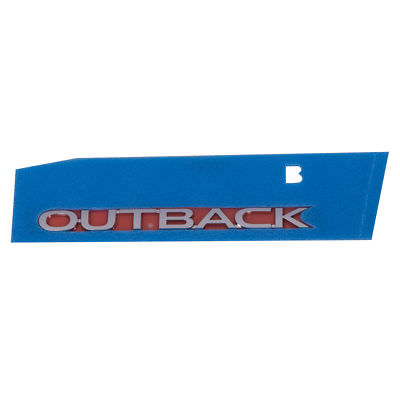 Genuine Subaru Outback Door Trim Molding Nameplate Emblem – 2013–2014, 93063AJ011