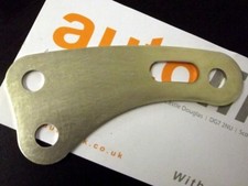 Front number plate offset