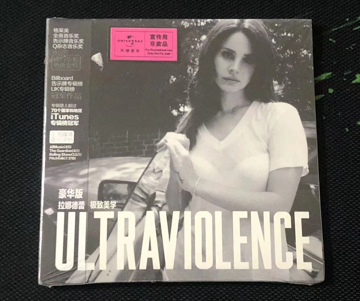 Lana Del Rey Ultraviolence China First Edition CD + Cover Promo Sticker  Sealed