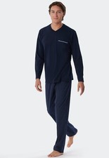 Schiesser men's pyjamas 100 organic cotten long sizes plus sizes pyjamas