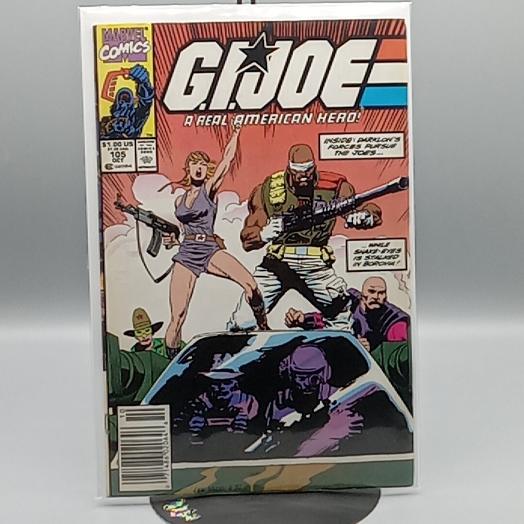 G.I. Joe A Real American Hero 105 Marvel Comics 1990 Newsstand Edition