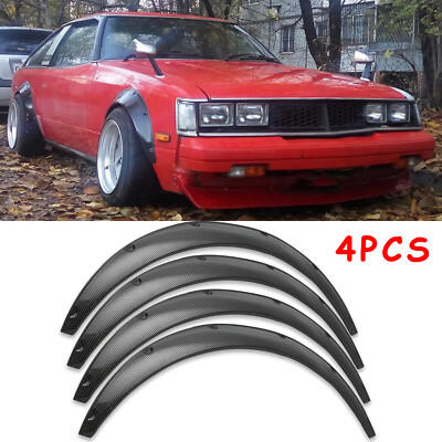 For Toyota Celica TA22 RA23 RA24 28 Carbon 4PCS 35'' Fender Flares Extra Widebody