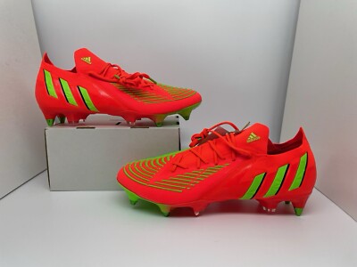 Adidas Predator Edge.1 Low SG Solar Red Green Soccer Cleats  display picture 3