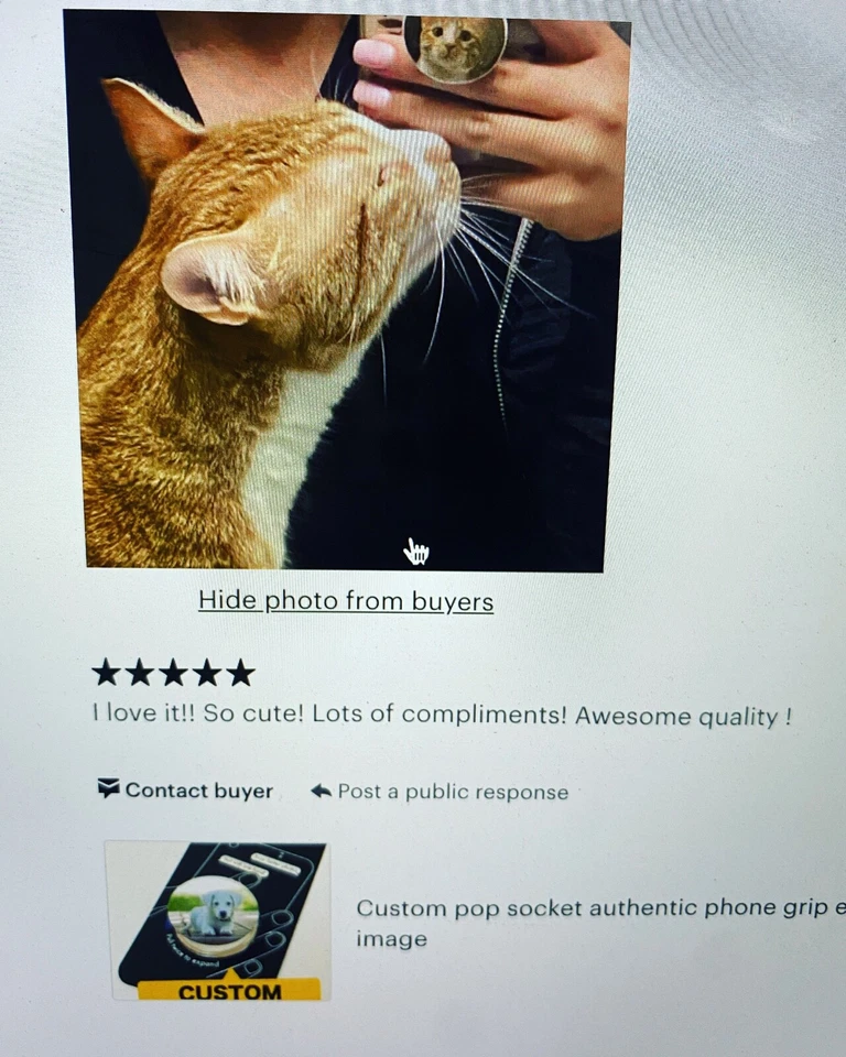 10 Company Logo Pop Sockets Personalized pop socket with your Business Logo - Image 3 of 4