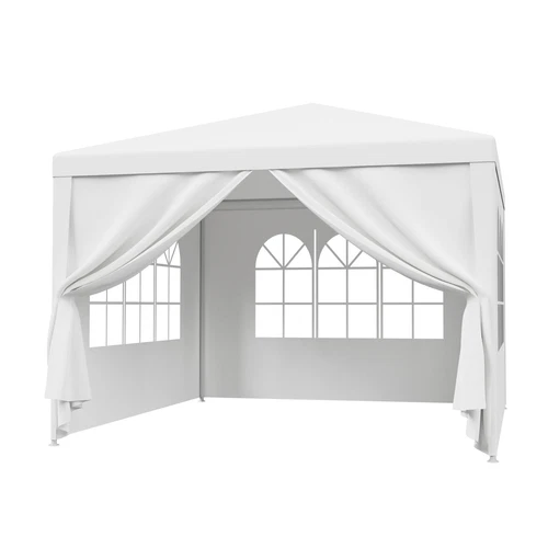 10' 20' 30' White Outdoor Wedding Party Tent Patio Gazebo Canopy with Side Wall - Picture 5 of 40