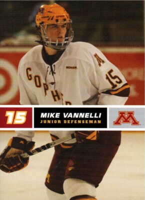 Mike Vannelli 2005-06 Minnesota Golden Gophers | eBay