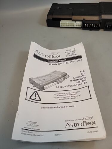 MÓDULO DE ARRANQUE REMOTO DE REPUESTO ASTROSTART 2100 - SERIE ASTROFLEX - Imagen 4 de 4