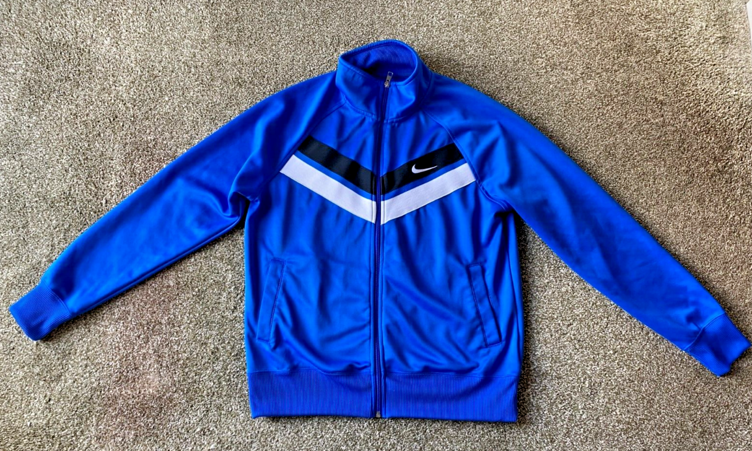 Top tuta Fila full zip blu navy casual terrazza moda uomo (M) Medium A1218