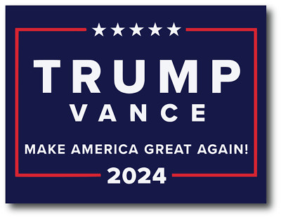 Trump Vance 2024 Banner – 240x50 Cm Groß, Aus Wetterfestem Polyester, Mit Aufhängeseil