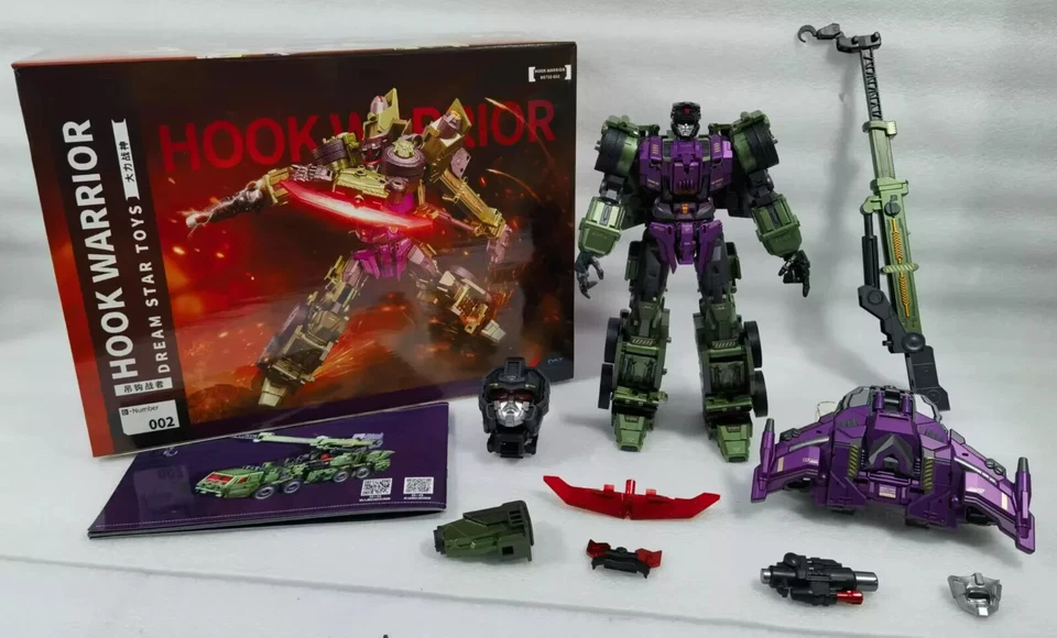 New Transformation toys Dream Star Toys DST02-002 Hook Warrior Figure Stock 22cm - Image 2 of 4