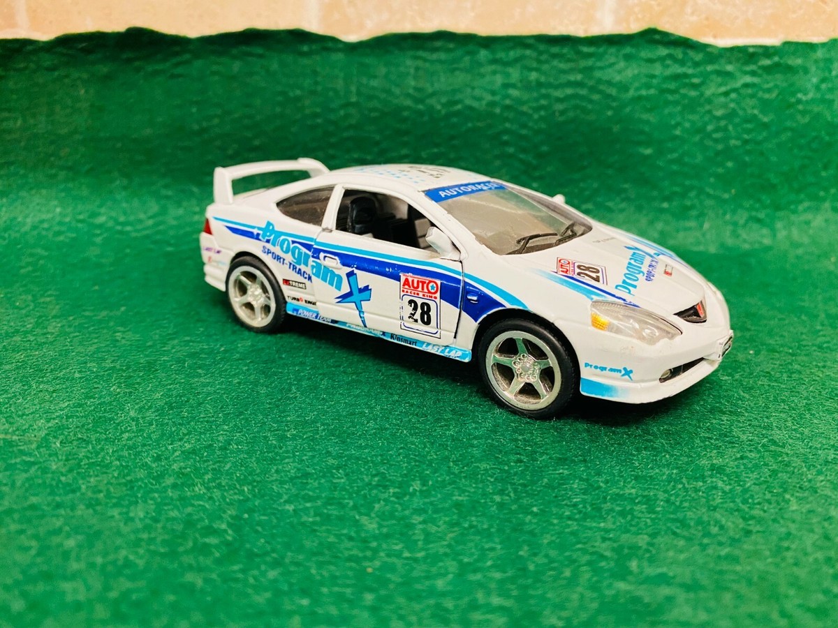 HONDA INTEGRA TYPE R RACE CAR 1:34 KINSMART PULL BACK & GO 44 | eBay