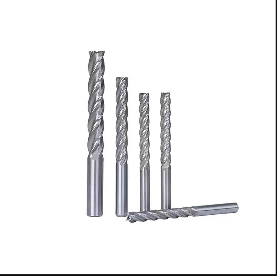 Extra Long 2mm - 32mm 4 Flute HSS & Aluminium End Mill Cutter CNC Bit - Image 4 of 4
