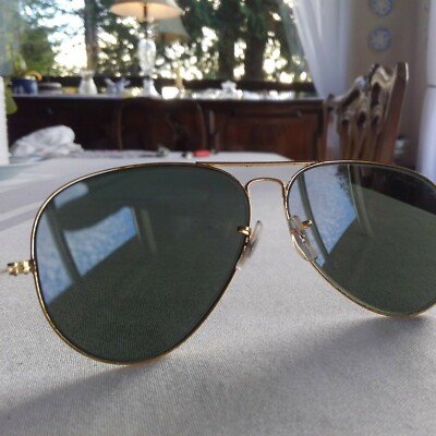 Vintage Bosch Lomb Ray Ban Aviator Sunglasses (1950s), For