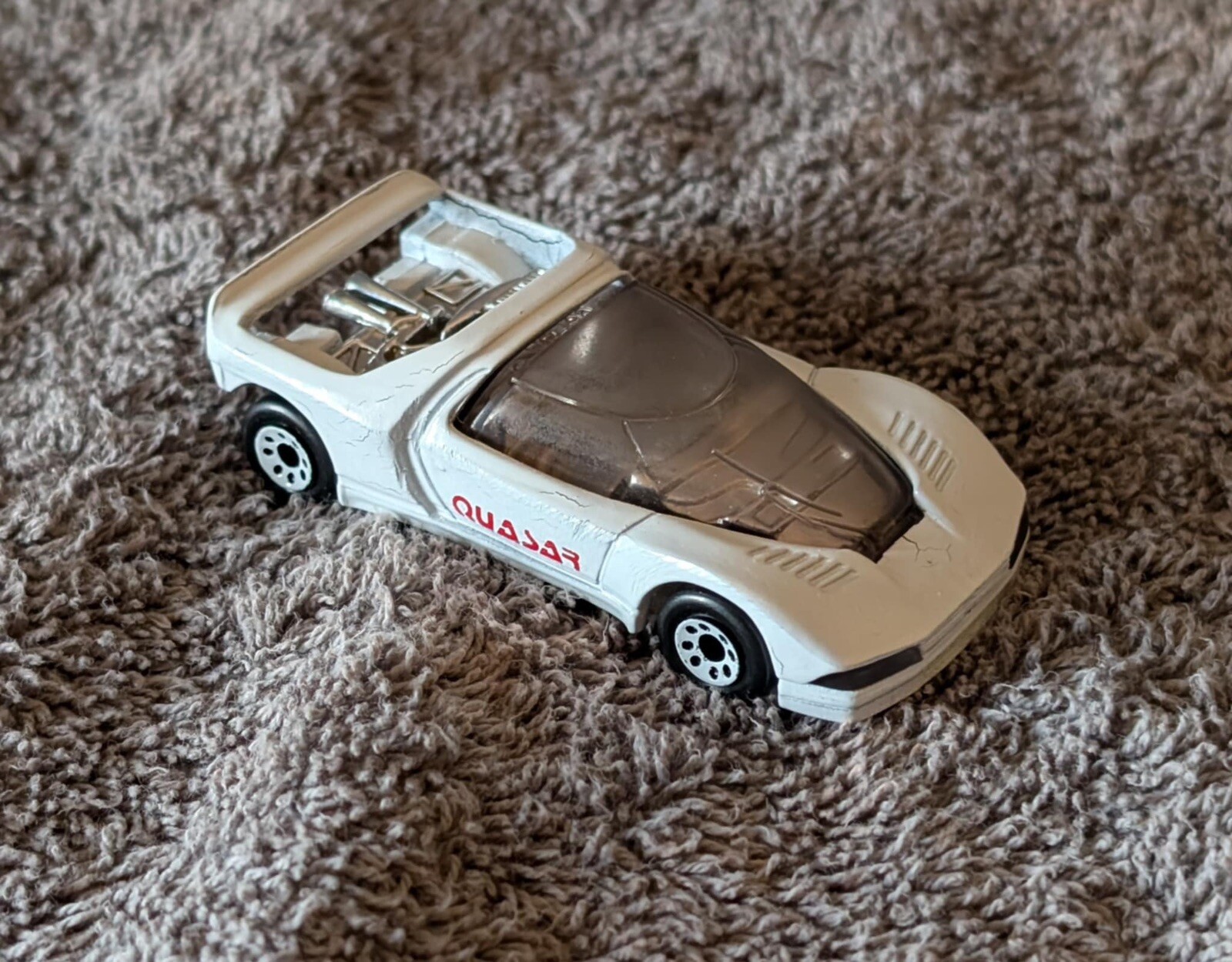 Vintage Matchbox Loose Car 1986 Peugeot Quasar White Macau C118