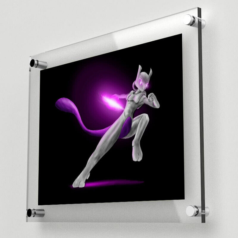 Ball Mewtwo Legendary Pokemon Evolution Anime Print Poster Wall Art Picture  A4 +