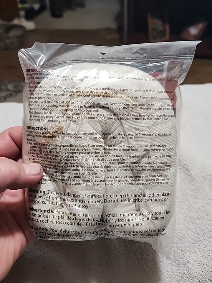 Allen Field Dressing Bag Fits Large Deer Reusable/Washable New eBay