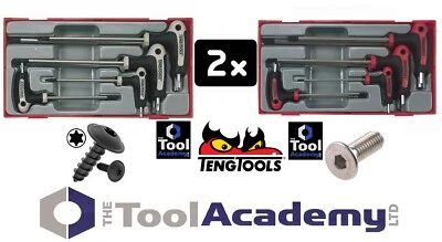 Teng Tools ESPECIAL 14 piezas mango en T llaves Allen hexagonales eléctricas Y kit de herramientas llave estrella Torx