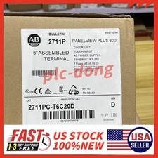 New Allen  Bradley 2711PC-T6C20D HMI 6" Color Touch 24V DC Ethernet RS  232 IP66