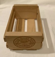Vintage Napa Valley Cassette Storage Crate/Box Holds 10